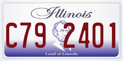 IL license plate C792401