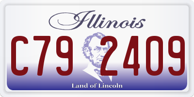 IL license plate C792409