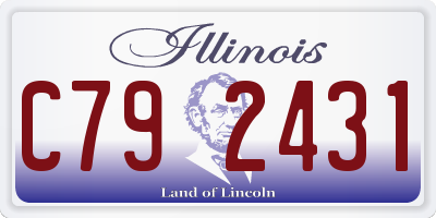 IL license plate C792431