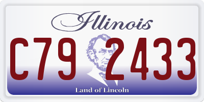 IL license plate C792433