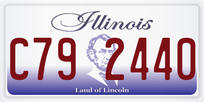 IL license plate C792440