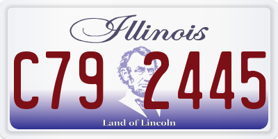 IL license plate C792445