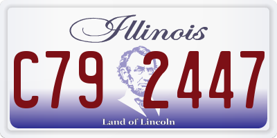 IL license plate C792447