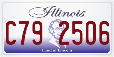 IL license plate C792506