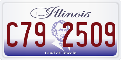 IL license plate C792509