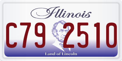 IL license plate C792510