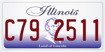 IL license plate C792511
