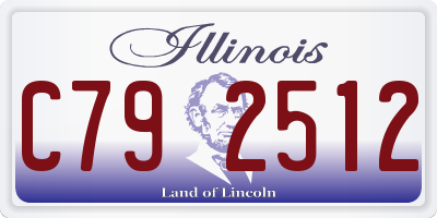 IL license plate C792512