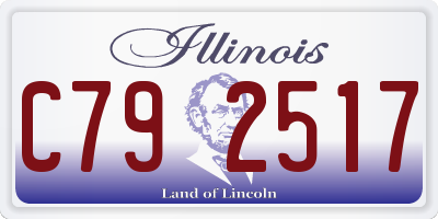 IL license plate C792517
