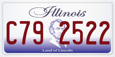 IL license plate C792522