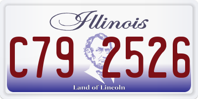 IL license plate C792526