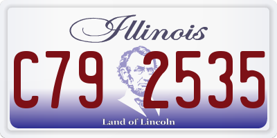 IL license plate C792535