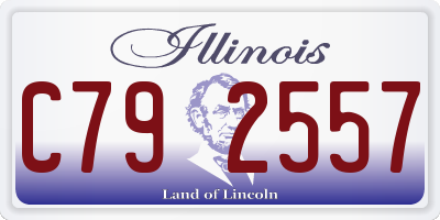 IL license plate C792557