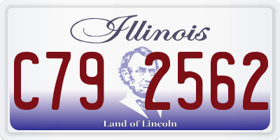 IL license plate C792562