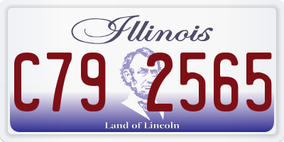 IL license plate C792565
