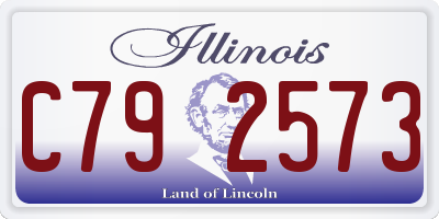 IL license plate C792573