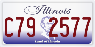 IL license plate C792577