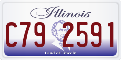 IL license plate C792591