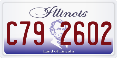 IL license plate C792602