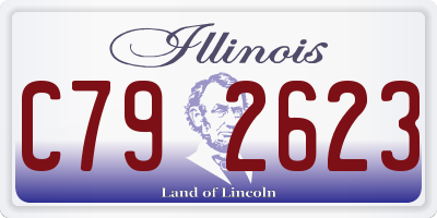 IL license plate C792623