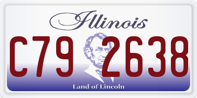 IL license plate C792638