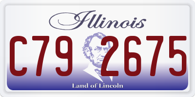 IL license plate C792675