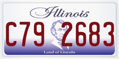 IL license plate C792683