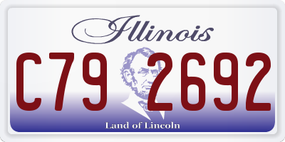 IL license plate C792692