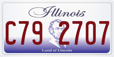 IL license plate C792707