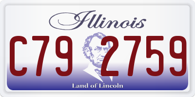 IL license plate C792759