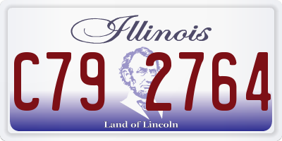 IL license plate C792764