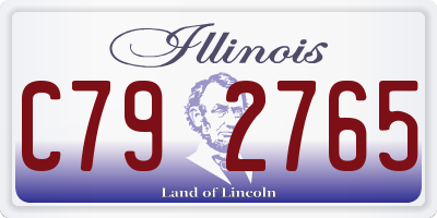 IL license plate C792765