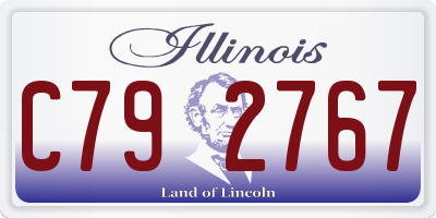 IL license plate C792767