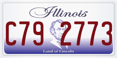 IL license plate C792773