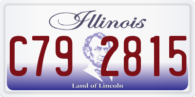 IL license plate C792815