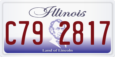 IL license plate C792817