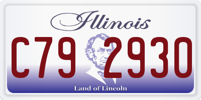 IL license plate C792930