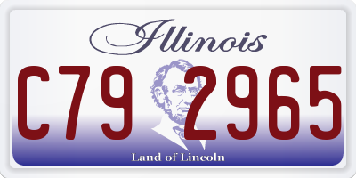 IL license plate C792965