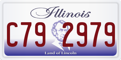 IL license plate C792979