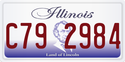 IL license plate C792984