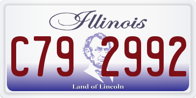 IL license plate C792992