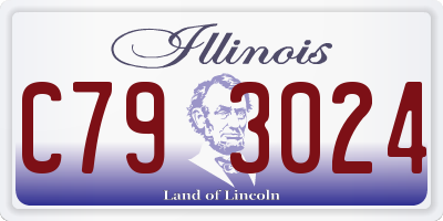 IL license plate C793024