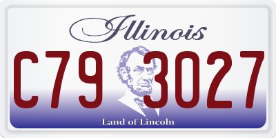 IL license plate C793027