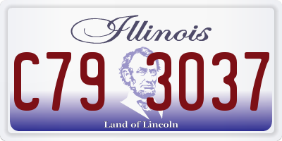 IL license plate C793037