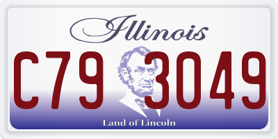IL license plate C793049
