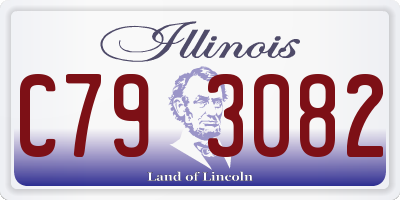 IL license plate C793082