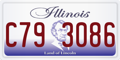 IL license plate C793086