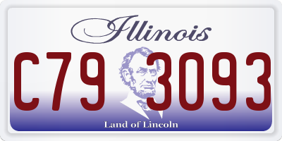 IL license plate C793093