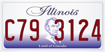 IL license plate C793124