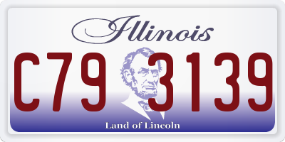 IL license plate C793139